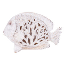 12 1/4 Inches Long White Coral-Look Fish