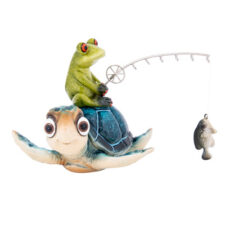 6 1/2 Inches Long Frog and Turtle Fishing
