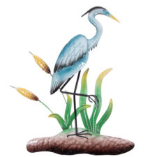 23 Inches High Decorative Heron on One Leg Wall Hanging