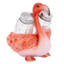 4 3/4 Inches High Flamingo Salt & Pepper Set