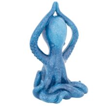 7 Inches High Yoga Octopus Figurine