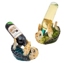 9 Inches Long x 6 1/2 Inches High Assorted Drinking Turtle Bottle Holder