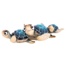 8 1/4 Inches Long Turtle Family Figurine