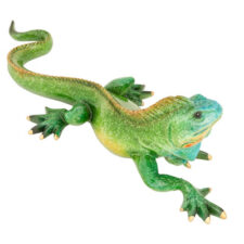 12 3/4 Inch Decorative Green Iguana